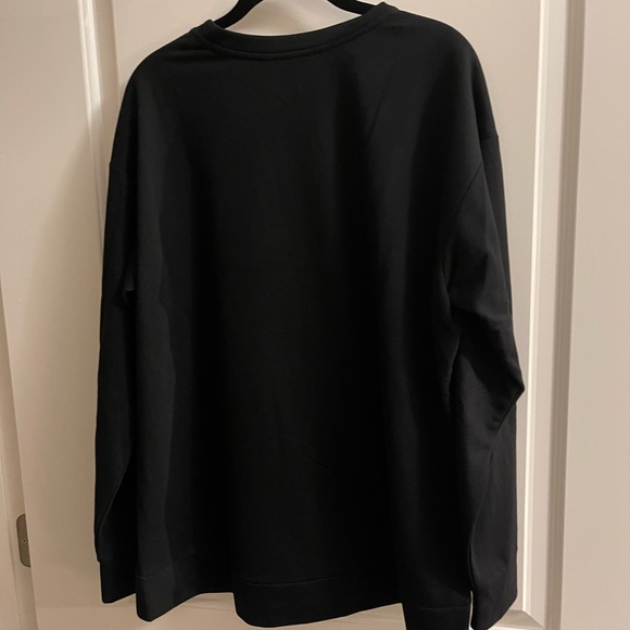 Banana Republic Women’s Black Sweatshirt with Side Zippers Size XL - Picture 6 of 8
